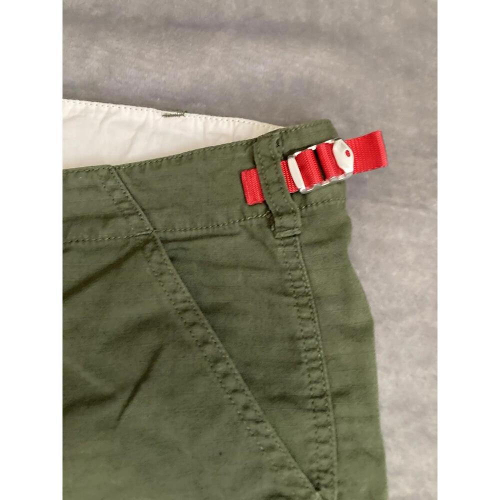 Topo Designs Cargo Shorts Army Green Button-Fly Heavyweight Sz Large 8" Inseam - Picture 3 of 9